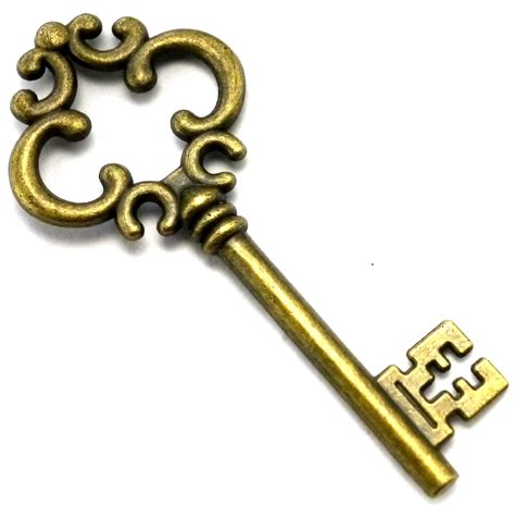 gold metal house key|old fashioned padlock and key.